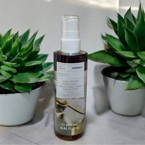 New Sealed KORRES Body Firming Serum Spray -Pure Cotton - Picture 1 of 2